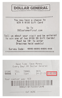 Dollar general gift card top